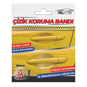 Oto Kapı Tutamaç İç Kısım Çizik Koruma Bandı 5adet