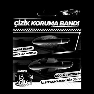 Oto Kapı Tutamaç İç Kısım Çizik Koruma Bandı 5adet