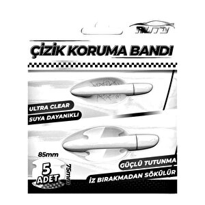 Oto Kapı Tutamaç İç Kısım Çizik Koruma Bandı 5adet