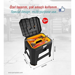 Super-bag Takım Çantalı Pratik Çok Amaçlı Tabure 5047