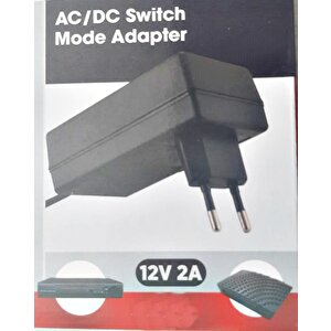 12 Volt 2amper 24 Wat Çok Amaçlı Switch Mode Adaptör Güçkaynağı