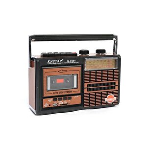 Nostaljik Kasetçalar 4 Bant Radyo,usb Girişli,fm Radyo,bluetooth Bağlantılı-fp-319bt