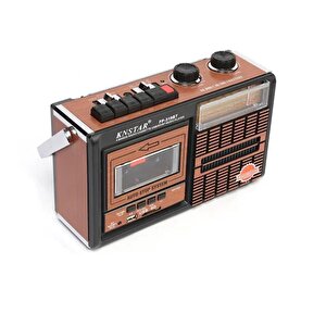 Nostaljik Kasetçalar 4 Bant Radyo,usb Girişli,fm Radyo,bluetooth Bağlantılı-fp-319bt