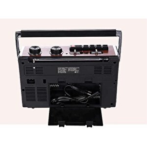 Nostaljik Kasetçalar 4 Bant Radyo,usb Girişli,fm Radyo,bluetooth Bağlantılı-fp-319bt