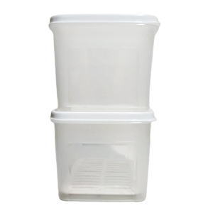 Moonstar Süzgeçli Peynir Saklama Kabı 2 Lt X 2adet Bpa Free-ms06