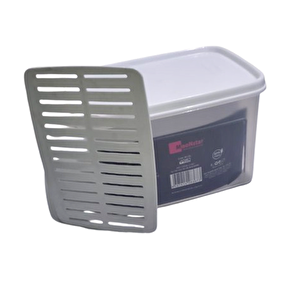 Geseus Moonstar Süzgeçli Peynir Saklama Kabı 2 Lt X 2adet Bpa Free-ms06