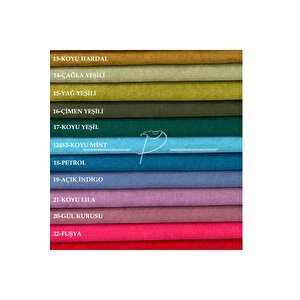 Turuncu  Fon Perde,turuncu Kadife Dokulu Fon Perde,pilesiz Ekstrafor Büzgülü A Kali̇te,(tek Kanat)