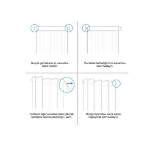 Kiremit Fon Perde,kiremit Kadife Dokulu Fon Perde,pilesiz Ekstrafor Büzgülü A Kali̇te,(tek Kanat) 100x210 cm