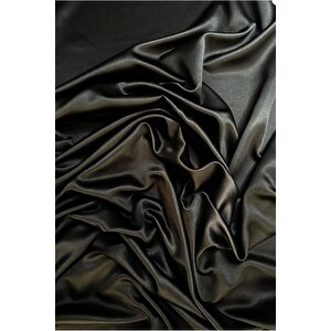 Lüks Kalın Siyah Blackout Karartma Güneşlik Perde (en X Boy Pi̇lesi̇z Tek Kanat) 320x210 cm