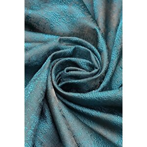 Fon Perde Royal Desen, Yeni Sezon, Pileli, Kırışmaz, Turkuaz, Özel Koleksiyon (tek Kanat)