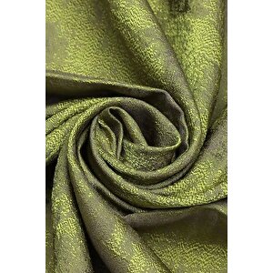 Fon Perde Royal Desen, Yeni Sezon, Pileli, Kırışmaz, Yeşil, Özel Koleksiyon (tek Kanat)