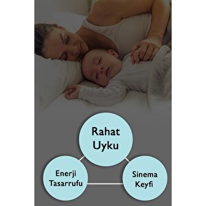 Siyah Güneşlik Karartma Blackout Saten Işık Geçirmez Ütü Istemez 1. Kalite (en X Boy)