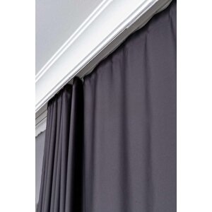 Antrasit,blackout,güneşlik,güneş Geçirmez,ütü Istemez,,karartma,ışık Geçirmez 300x255 cm