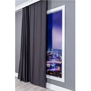 Antrasit,blackout,güneşlik,güneş Geçirmez,ütü Istemez,,karartma,ışık Geçirmez 300x255 cm