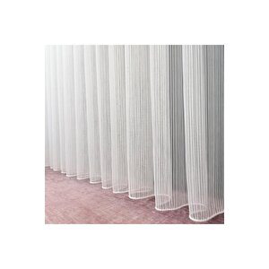 Lüks Zincir Desenli Çizgili Gramajlı Ütü İstemez Kırışmaz Sık Pile (en X Boy)