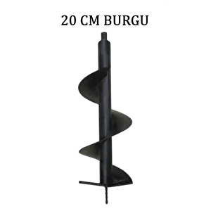 Universal 20 Cm Toprak Burgu Makinası Burgusu