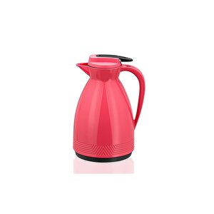 Sty-6153 1 Lt Pastel Serisi - Pembe - Cam Termos (piknik Kamp Outdoor Ofis Otel Kafe Okul Ev )