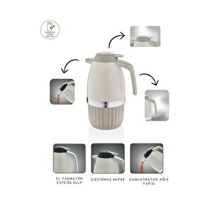 Elegant Sersi 2 Lt Cam Termos - Bej