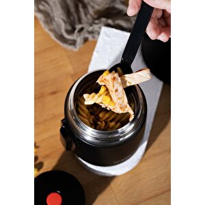 Thermbox 500 Ml Paslanmaz Çelik Yemek Termosu | Bebek Mama Ve Yemek Termosu - Krem