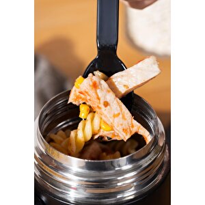 Thermbox 500 Ml Paslanmaz Çelik Yemek Termosu | Bebek Mama Ve Yemek Termosu - Krem