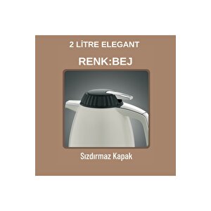 Elegant Serisi Sızdırmaz Kapak Bej