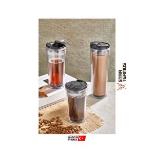 Star Mug 250 Ml Şefaf Seri ( Piknik Kamp Outdoor Ofis Otel Kafe Okul Kampüs ) 250 ml