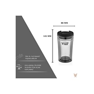 Star Mug 350 Ml Şefaf Seri ( Piknik Kamp Outdoor Ofis Otel Kafe Okul Kampüs ) 350 ml