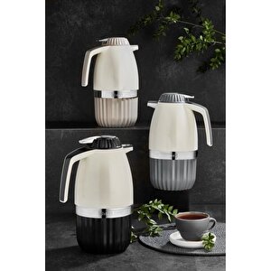 2 Litre Elegant Serisi Siyah Cam Termos Siyah