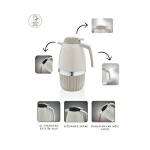 Elegant + Plus Seri̇es - Bej - 2 Lt Cam Termos Ste-6161