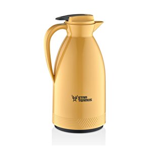 Morepse Serisi 1.5 Litre Cam Termos Sarı Sth-6165