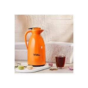 Morepse Serisi 1.5 Litre Cam Termos - Turuncu