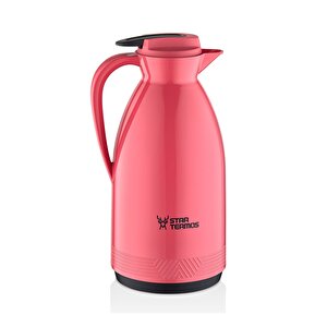 Morepse Serisi 1.5 Litre Cam Termos - Pembe
