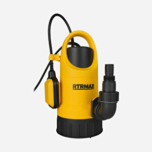 Rtrmax Rtm8390 Temi̇z/ki̇rli̇ Su Dalgiç Pompa 900 Watt 10 Metre 1.9ton/saat