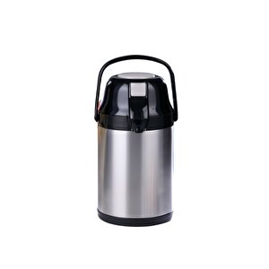 2007 Pompalı 2,5 Litre İçi Dışı Çelik Termos Siyah