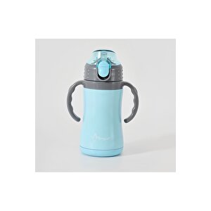 Biberon Termos Çelik Çift Katlı 280ml Renkli Mavi