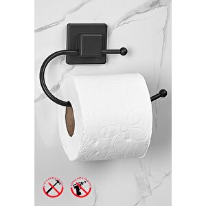 903 Kare Yapışkanlı Wc Kağıtlık Mat Siyah