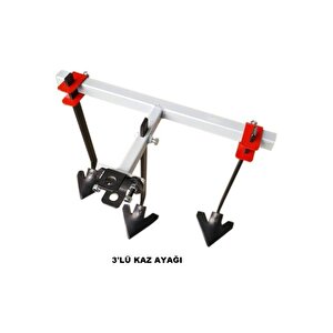 Asvera - Çapa Kazayağı Pulluk 2 1 Ayarlanabilir - Pulluk - Çapa ( 3'lü Kazayağı)