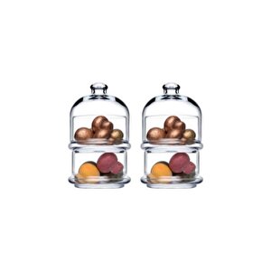 96985 2'li Villa Patisserie Kapaklı Servis Kasesi (167cc_90cc)