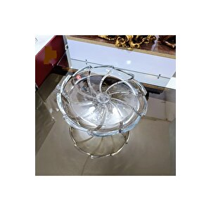 Kristal Ayaklı Servis Tabak 31 Cm