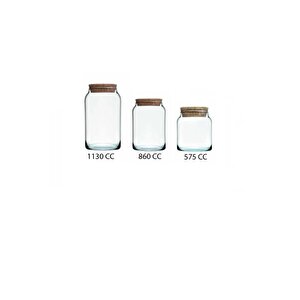 Aware Collection Mantar Kapaklı Kavanoz 3 Lü (43573+43583+43593)