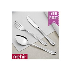 Saray 12 Adet Saten Yemek Bıçak 1 Düzine Saten Çelik Yemek Bıçak 18-10 304 1. Kalite
