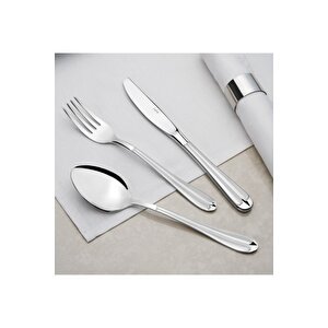 Saray 12 Adet Saten Yemek Bıçak 1 Düzine Saten Çelik Yemek Bıçak 18-10 304 1. Kalite