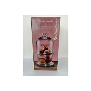 ''96985''villa Patisserie 2 Katlı Kapaklı Servis Kasesi (167cc_90cc)