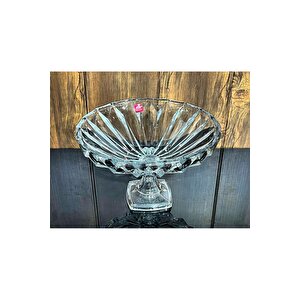 Kristal Ayaklı Meyvelik Kase 30 Cm