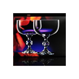 Bohemia Kristal Cam Dondurmalık Kase Sade 6'lı 200cc