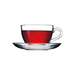 Basic 6lı Set Çay Kahve Büyük Fincan Bardak Takımı 238 Ml - 12 Parça - 6 Kişilik - 97948