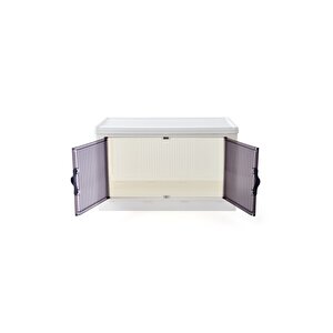 Emayhome Fold & Go Katlanır Dolap - Beyaz - 55 Lt