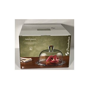 Patisserie Kek Fanusu Cam Kapaklı Sunum Tabağı ( 96874 ) Fma99946