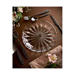 Tatlı & Pasta Tabak Kristal 19 Cm 6 Adet