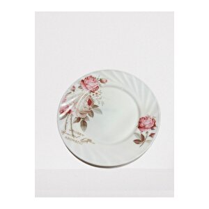 Opal Servis Tabak Rose Desen 25.3 Cm 6 Adet